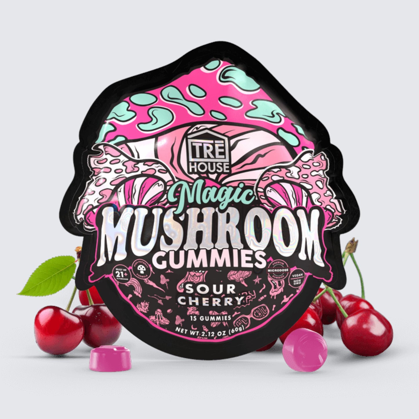 tre house magic gummies sour cherry non psychoactive los angeles delivery