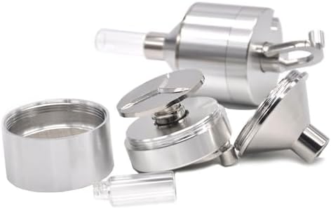 large aluminum mill herb and spices grinder with glass vial same day delivery los angeles