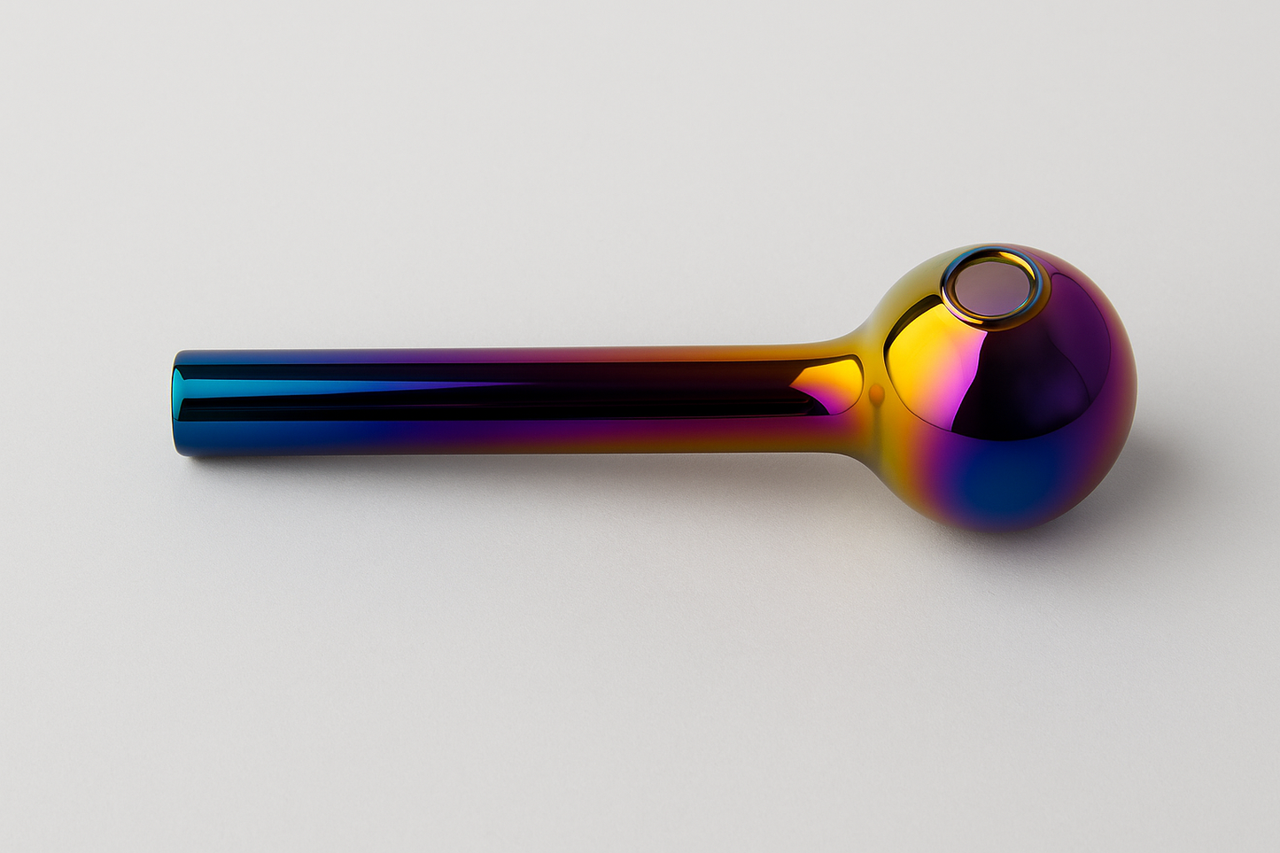 4-inch thick glass hand pipe — same-day delivery Los Angeles, Hollywood, Glendale, Burbank.