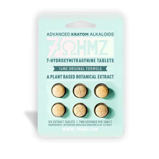 7OHMZ 7-Hydroxymitragynine 14 mg Original Formula Tablets 6 Pack — same-day delivery Los Angeles, Hollywood, Glendale, Burbank.