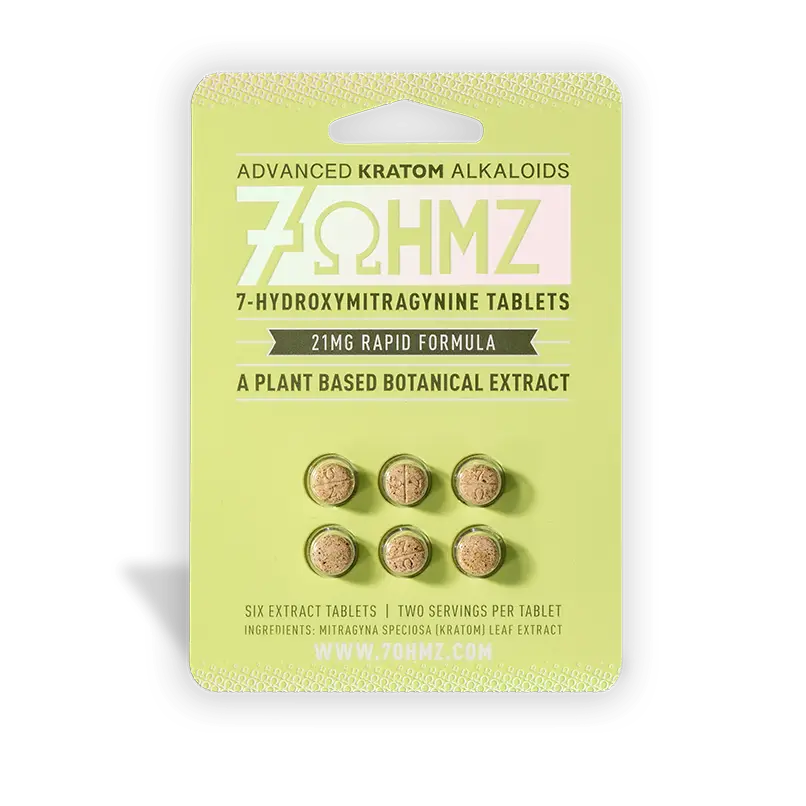 7OHMZ 7-Hydroxymitragynine 21 mg Rapid Formula Tablets 6 Pack — same-day delivery Los Angeles, Hollywood, Glendale, Burbank.