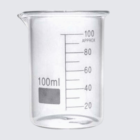 100 ml laboratory style glass beaker hollywood