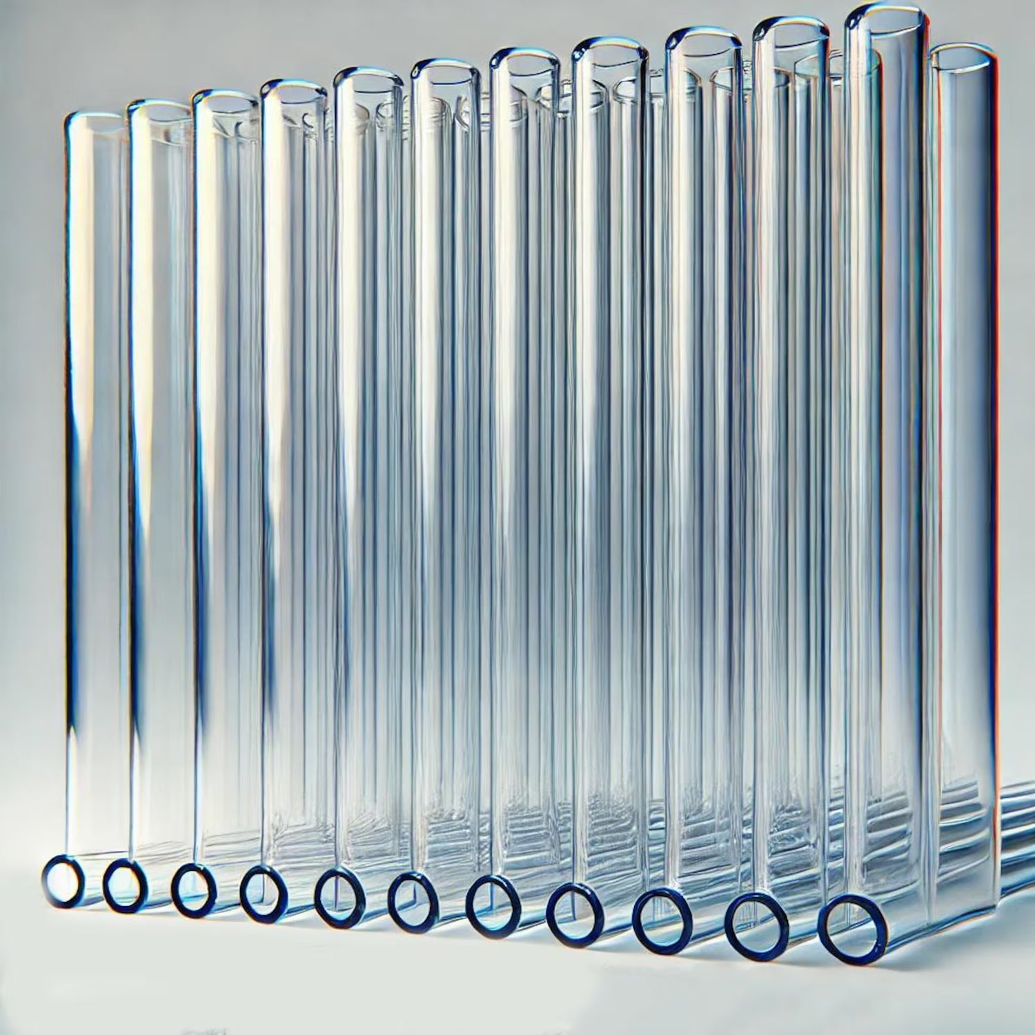 Borosilicate Clear Glass Tubes Thick Wall 4–12 inches — same-day delivery Los Angeles, Hollywood, Glendale, Burbank.