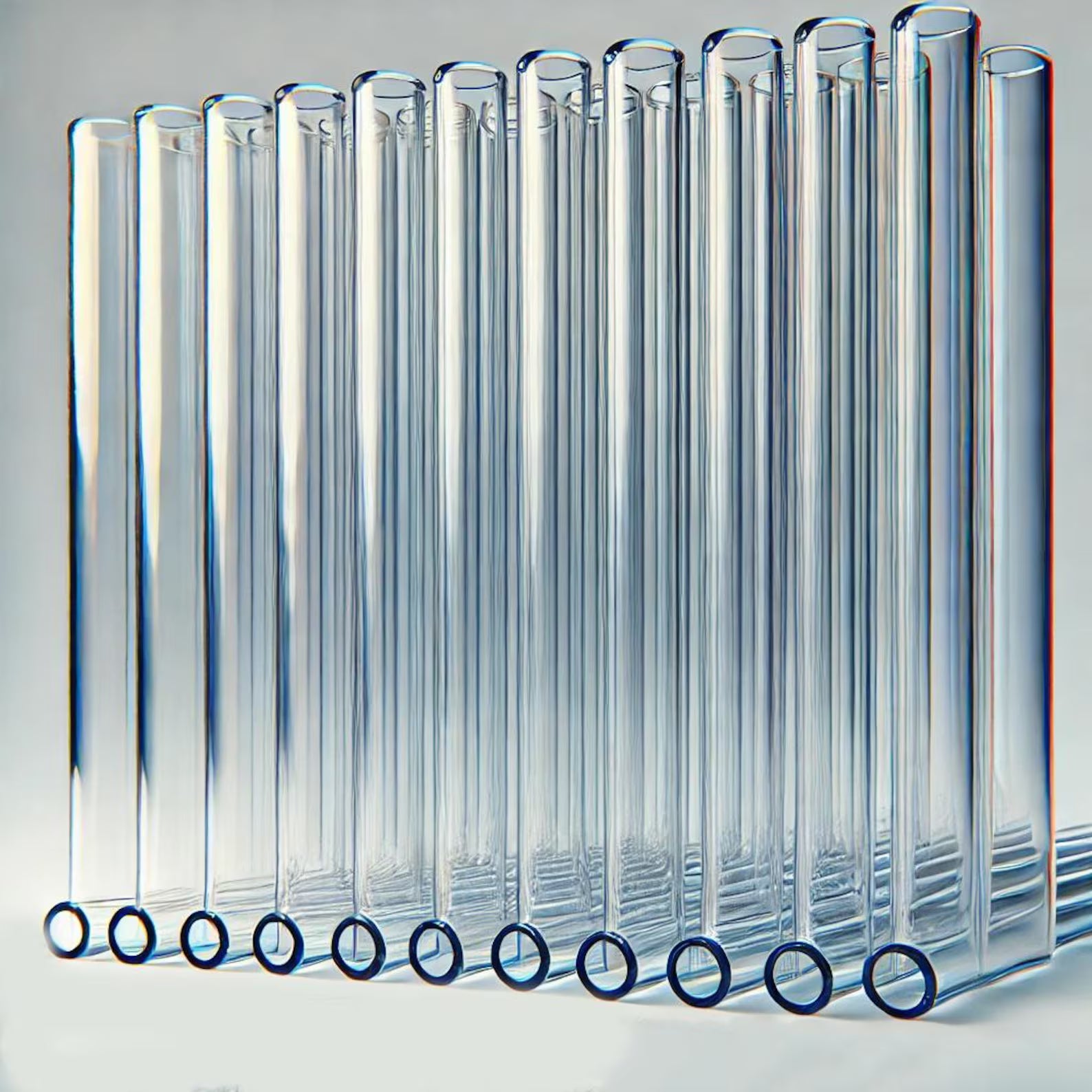 Borosilicate Clear Glass Tubes Thick Wall 4–12 inches — same-day delivery Los Angeles, Hollywood, Glendale, Burbank.