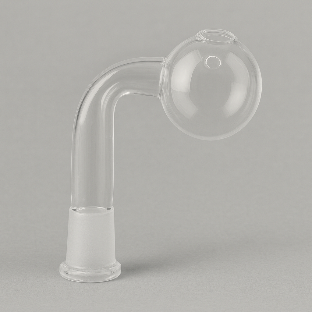 L-Shape Glass Adapter 10mm 14mm 18mm male and female — same-day delivery Los Angeles, Hollywood, Glendale, Burbank, Pasadena.