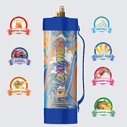 Same-Day Delivery Premium Whipped Cream Refills Los Angeles (Various Flavors) 2000g Food Grade For Culinary Use