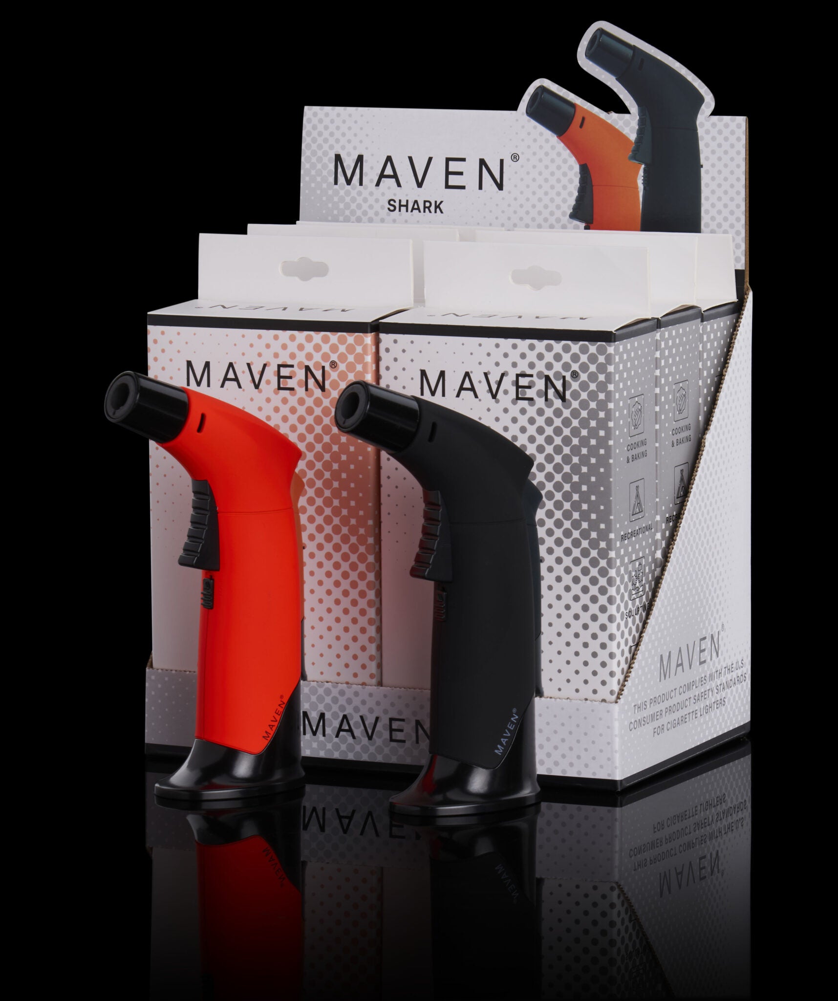 Maven Shark dual-flame torch — same-day delivery Los Angeles, Hollywood, Glendale, Burbank.