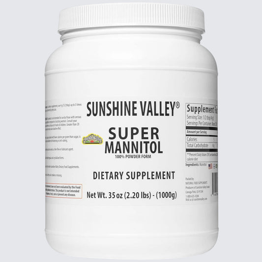sunshine valley mannitol supplement powder same day delivery la