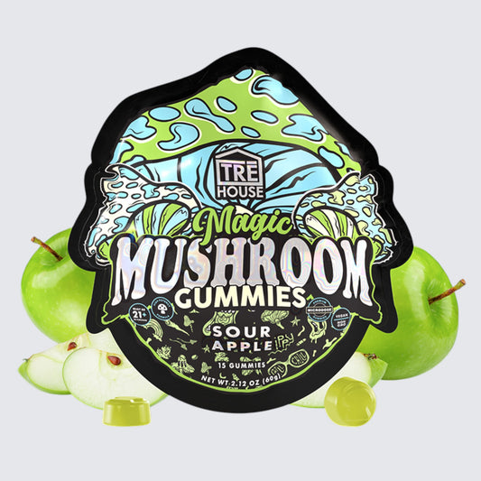 tre house magic gummies sour apple non psychoactive los angeles delivery