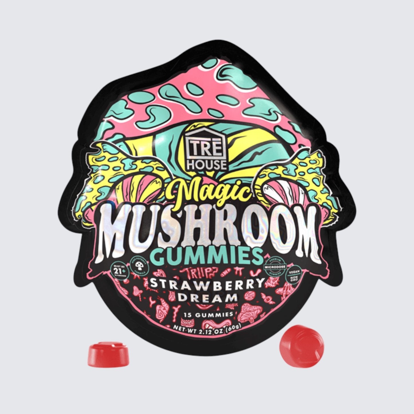 tre house magic gummies strawberry dream non psychoactive los angeles delivery