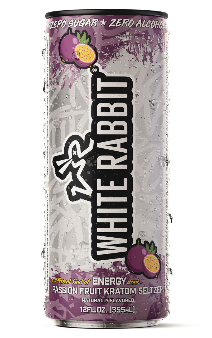 White Rabbit Kratom Seltzer 12 fl oz — same-day delivery Los Angeles, Hollywood, Glendale, Burbank, Pasadena.