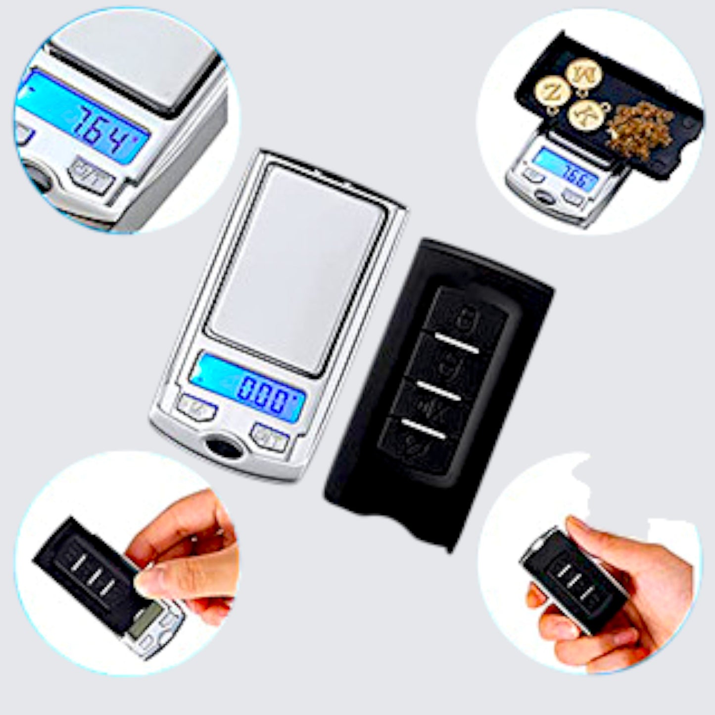 micro portable digital scale car key style delivery los angeles